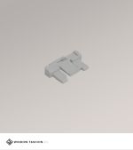 grau Vorschau Sicherheitsclip für Rollokassettenträger S Rollos #1W grau