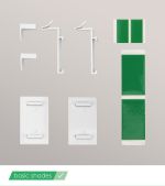 weiß Vorschau SET Ersatzteile für EasyFix Rollo #0B weiß