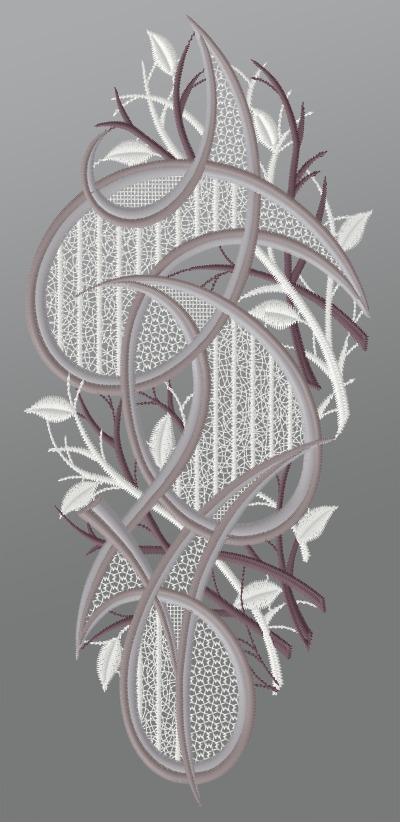 grau Vorschau Fensterbild aus Plauener Spitze® - modernes Ornament #1W grau grau