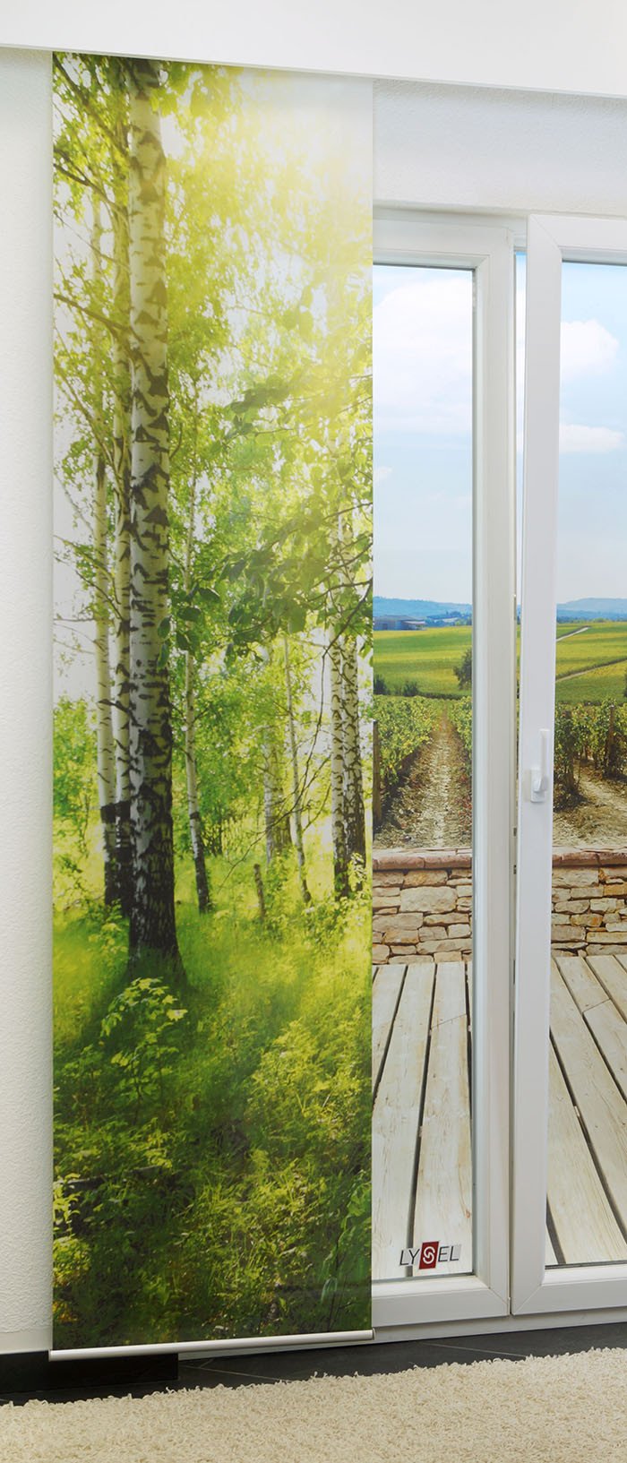 Schiebegardine Birkenhain 0a