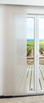 graubeige Vorschau Lysel - Schiebegardine Textur #1W graubeige