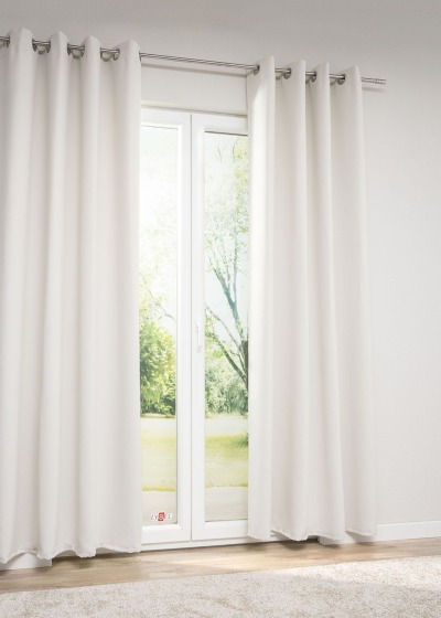 Abini - Lysel Ösenschal #1W in Grauweiß