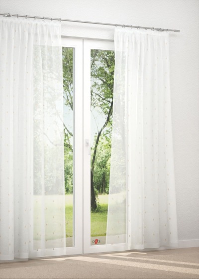 Celaya #2T von Lysel - Dekoschal in beige