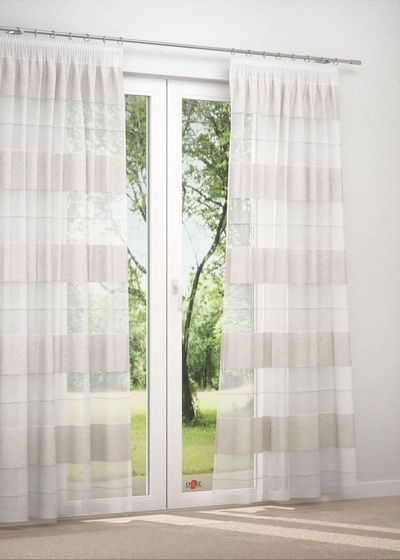 Accra #2T von Lysel - Dekoschal in Beige
