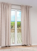 beige Vorschau Lysel - Dekoschal Ocara #1W in blassgrün beige
