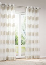 beige Vorschau Lysel - Ösenschal Mabia #1W in Blaugrau beige