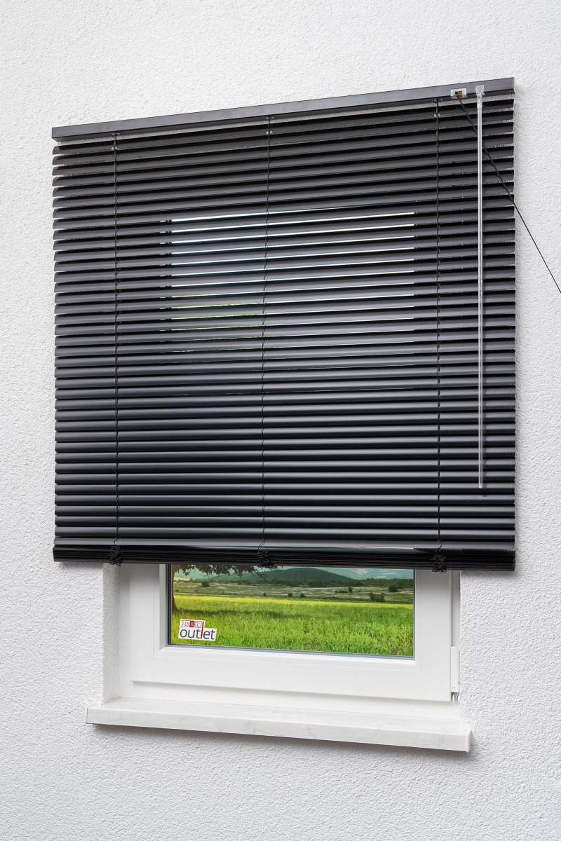 Lysel Outlet - Alujalousie 25mm Schwarz