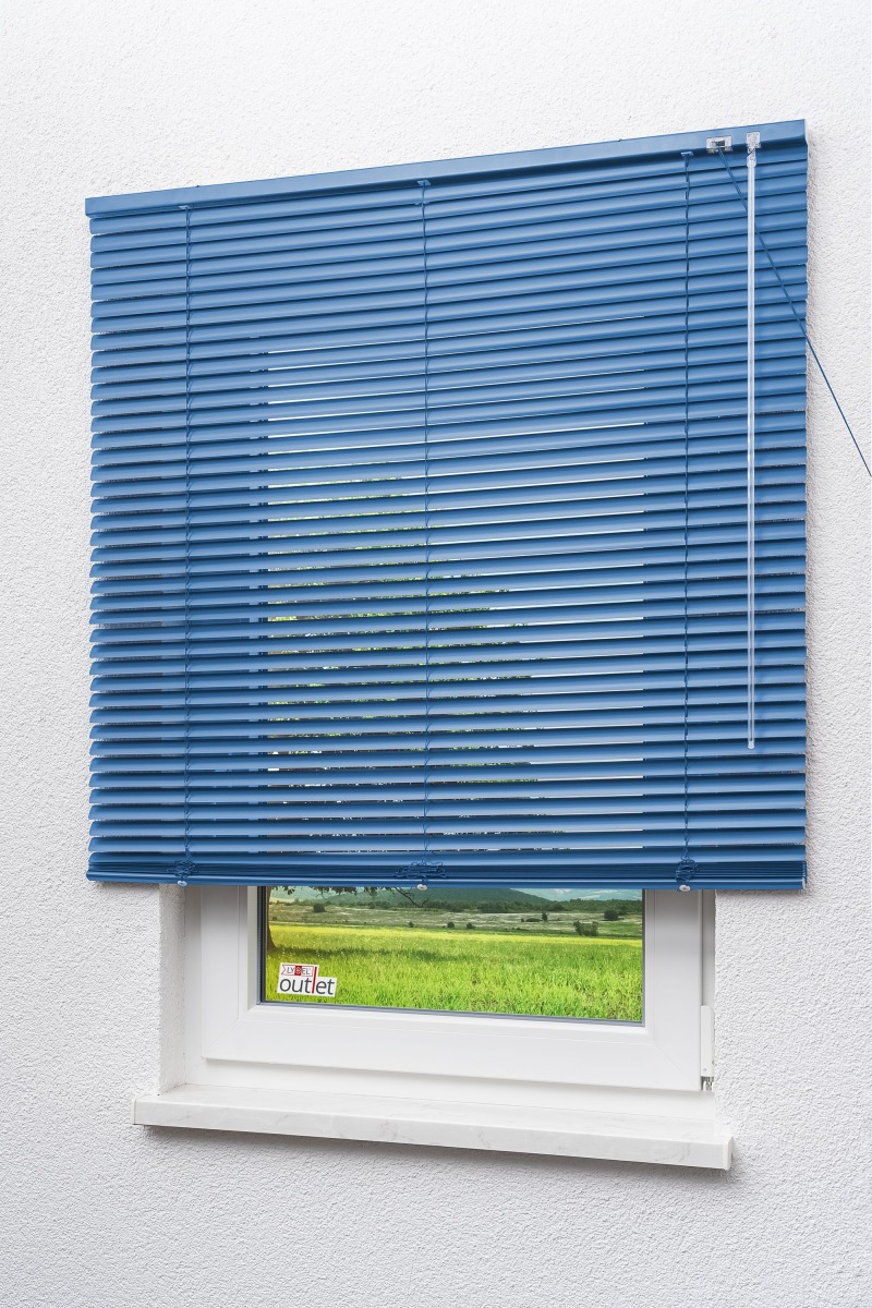 Lysel Outlet - Alujalousie 25mm Meerblau