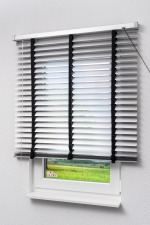 silber Vorschau Lysel Outlet - Alujalousie Leiterband 50mm Silber #1W silber