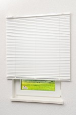 weiß Vorschau Lysel Outlet - SET Alujalousie 25mm mit Motor und Fernbedienung Weiß #1W weiß
