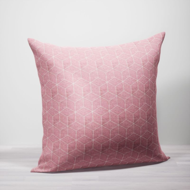 Dekokissen quadratisch in rosa