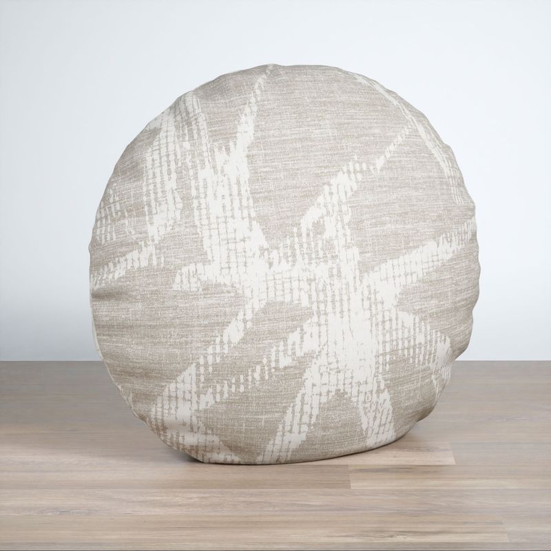 Dekokissen rund in Beige