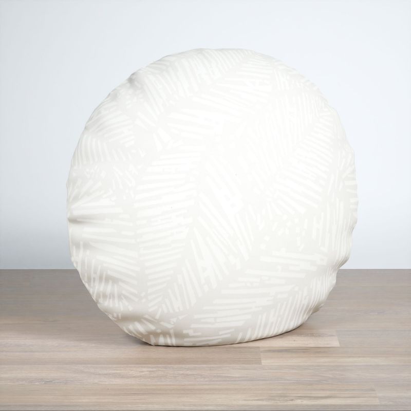 Dekokissen rund in Beige
