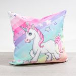 bunt Vorschau Lysel - Dekokissen Einhornfantasie #1W bunt