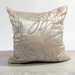 naturbeige Vorschau Lysel - Dekokissen Apolima #1W in feuerrot naturbeige