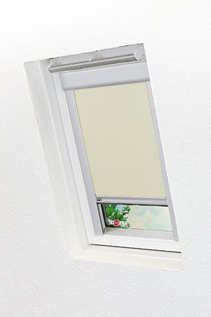 Lysel - Qualitätsdachfensterrollo abdunkelnd elfenbein #1W