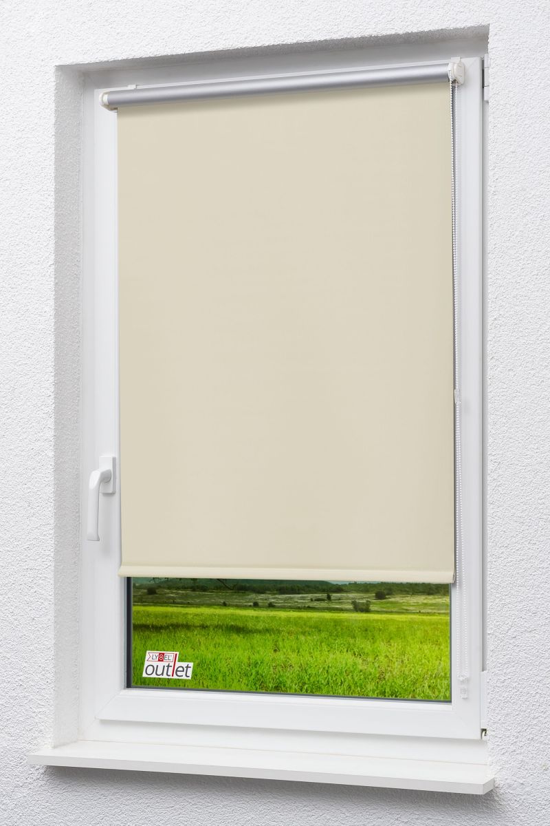 Lysel Outlet - Mini Rollo Thermo abdunkelnd Blassbeige #1W
