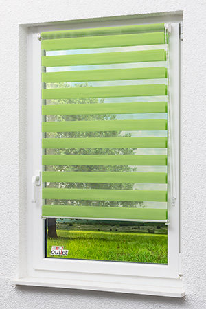 Weiß - 75 x 150 cm - BxH Rollmayer Doppelrollo Klemmfix ohne Bohren Klemmrollo Fensterrollo Duo Rollo Sonnenschutzrollo Zebrarollo Seitenzugrollo für Fenster und Tür 