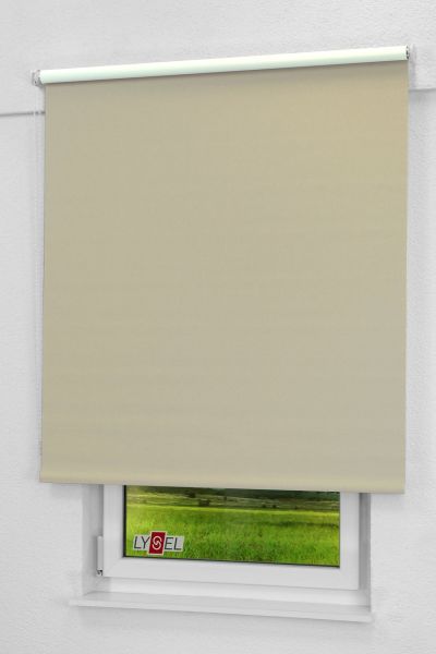 Lysel - Qualittsrollo abdunkelnd graubeige