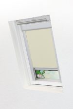 elfenbein Vorschau Lysel - Qualitätsdachfensterrollo abdunkelnd elfenbein #1W elfenbein