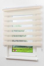 hellbeige Vorschau Lysel Outlet - Doppelrollo Solid mit Miniblende Hellbeige #1W hellbeige