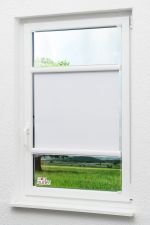 reinweiß Vorschau Lysel Outlet - Glasleistenrollo abdunkelnd #1W reinweiß