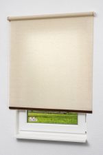 beige Vorschau Lysel Outlet - Basisrollo Holzdekor Beige #1W beige