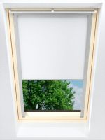 reinweiß Vorschau Lysel - Qualitätsdachfensterrollo abdunkelnd reinweiß #1W reinweiß