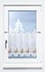 Vorschau Schneerosengesteck #1W - Scheibengardine Plauener Spitze mehrfarbig