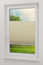hellelfenbein Vorschau CleverFix Plissee Thermo Reinweiß #0B hellelfenbein