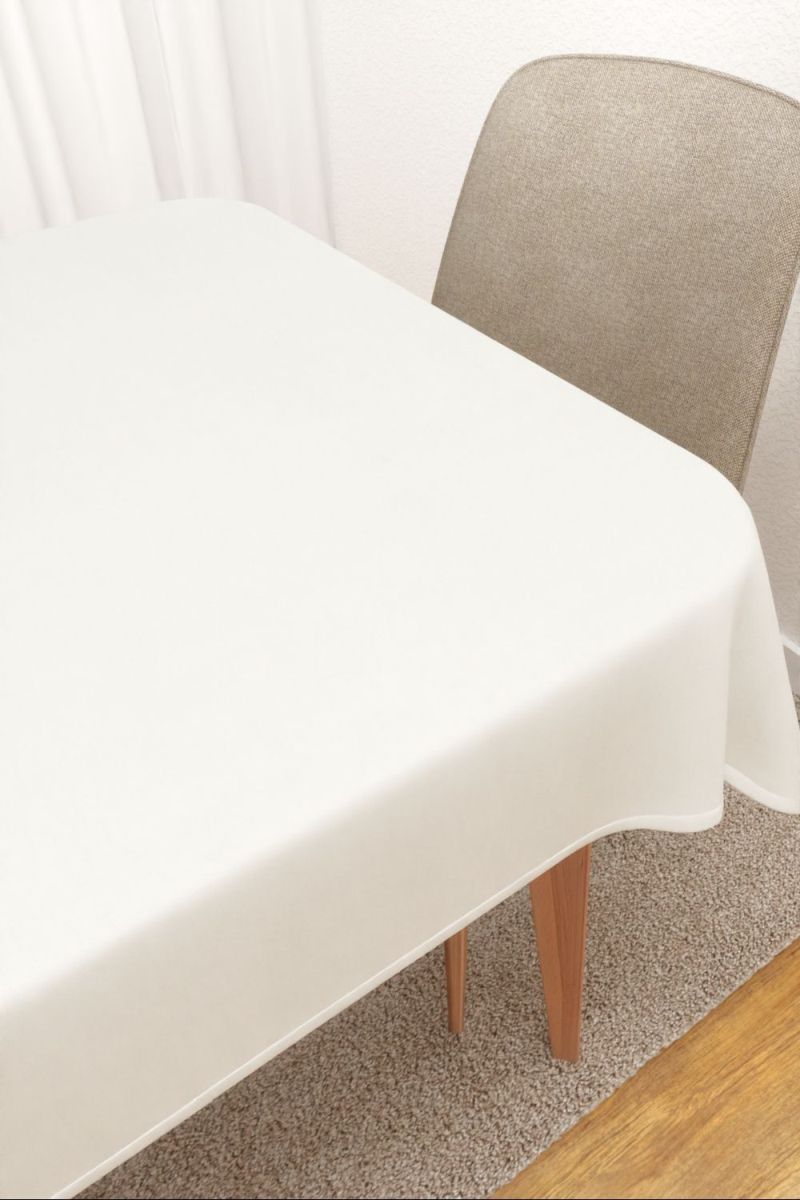 Tischdecke eckig in wei