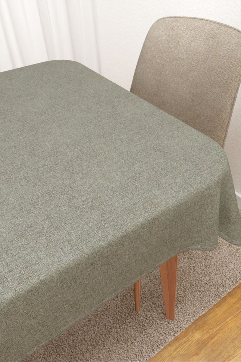 Tischdecke eckig in grau