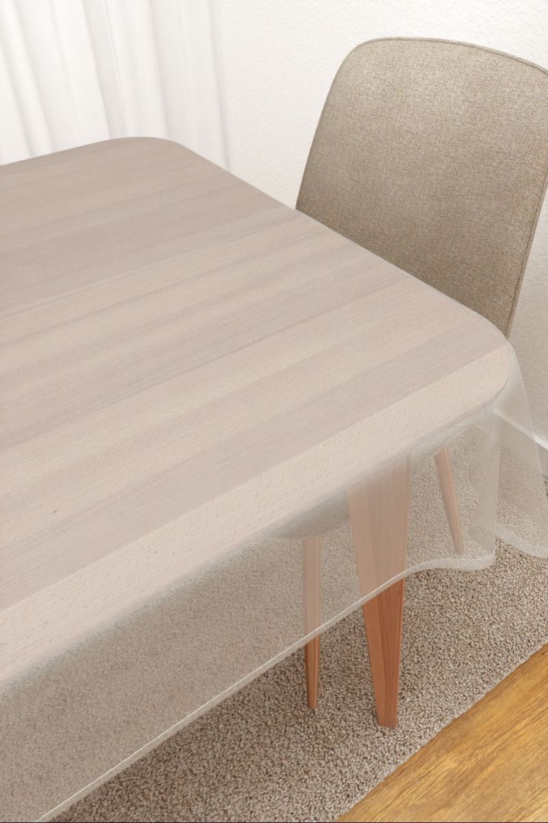 Tischdecke eckig in Grau