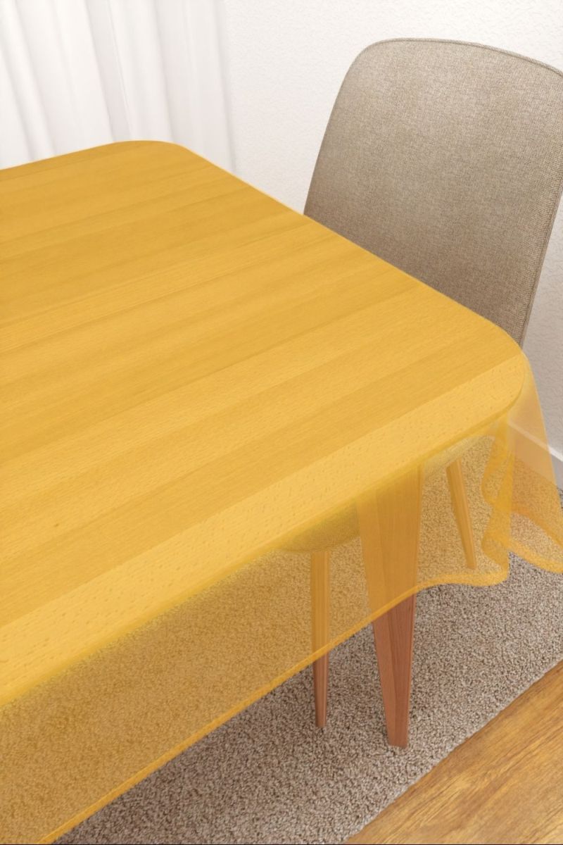 Tischdecke eckig in Gelb