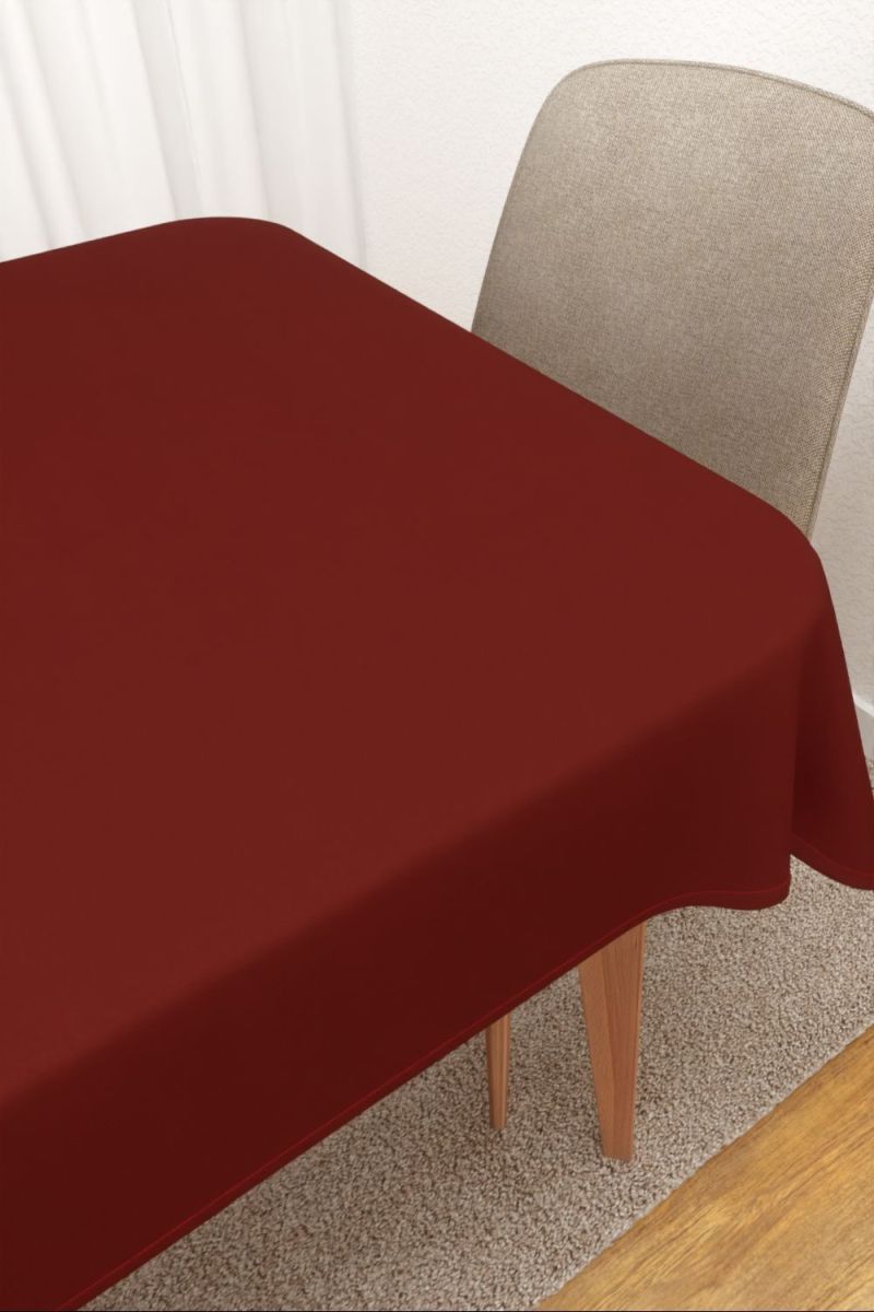 Tischdecke eckig in Rot
