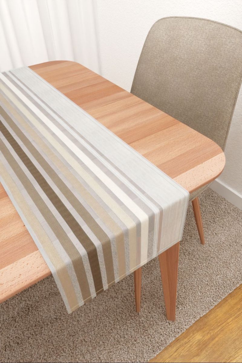 Tischlufer in beige