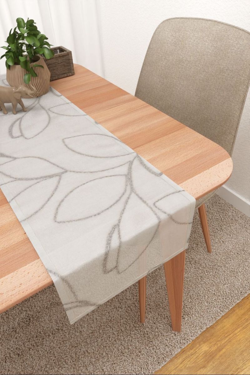 Tischlufer in Beige