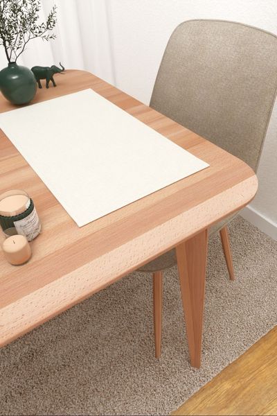 Bavicora  #3J von Lysel - Platzdeckchen in perlweiß