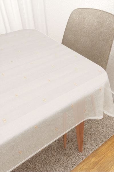 Celaya #3J von Lysel - Tischdecke eckig in beige