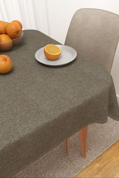 Balancan  #3J von Lysel - Tischdecke eckig in graubeige