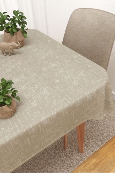 Culiacan #3J von Lysel - Tischdecke eckig in beige