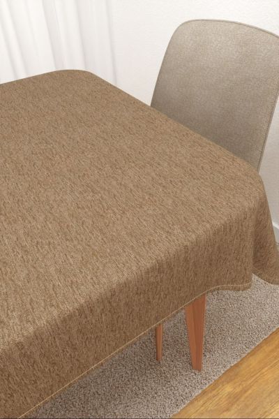 Mazatlan #3J von Lysel - Tischdecke eckig in braunbeige