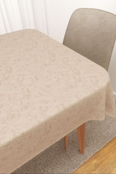 Rosebud #3J von Lysel - Tischdecke eckig in beige