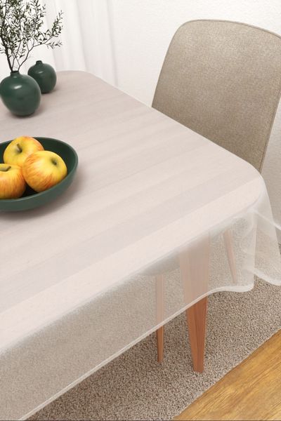 Santani #3J von Lysel - Tischdecke eckig in reinweiß