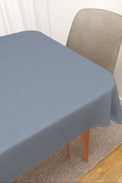 Scuro #3J von Lysel - Tischdecke eckig in blaugrau