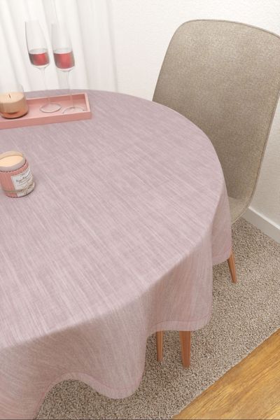 Divo #3J von Lysel - Tischdecke rund in Rosa