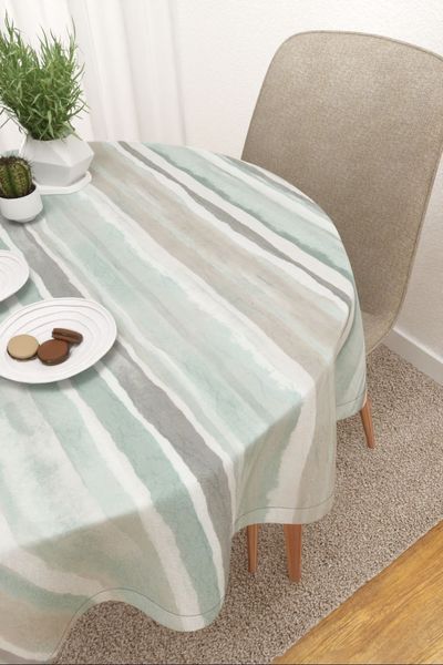 Pilar #3J von Lysel - Tischdecke rund in mint