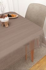 Tischdecke eckig in Braun