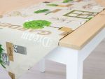 beige-grün Vorschau Tischläufer Gartenkräuter 40x90 #0Q beige-grün