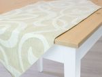 beige- weiß Vorschau Tischläufer Ornamentenpracht 40x90 #0Q beige- weiß
